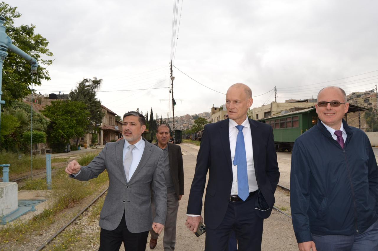 وكيل وزارة خارجية جمهورية بولندا يزور الخط الحجازي.